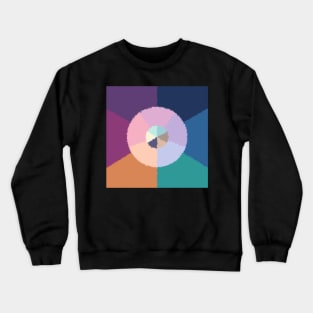 Abstract Circles In Various Cute Colors Crewneck Sweatshirt